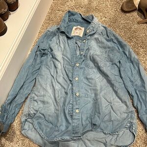 Mossimo Denim button down shirt size medium
